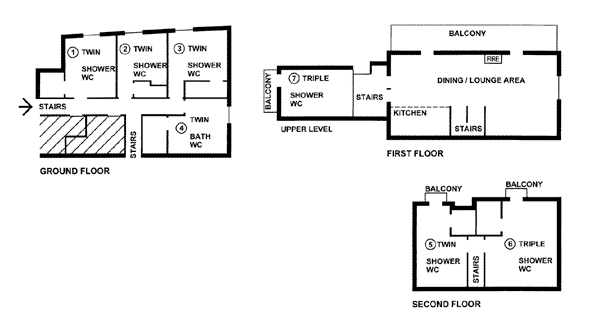 Chalet du Berger Val d’Isere Floor Plan 1